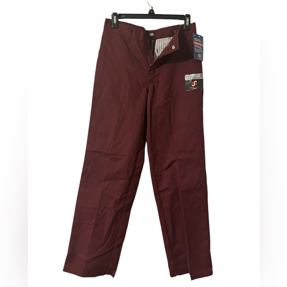 Genuine Dickies Mens Flat Front Comfort Waist Flex Pant